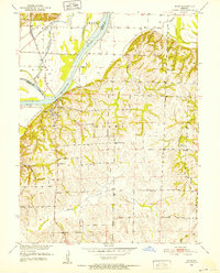 Miami 1951 topographic map preview