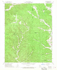 Midridge 1966 topographic map thumbnail