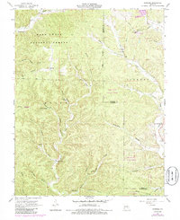 Midridge 1966 topographic map preview