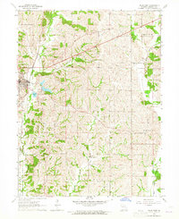 Milan East 1964 topographic map thumbnail