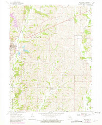 Milan East 1964 topographic map thumbnail