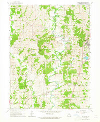 Milan West 1964 topographic map thumbnail
