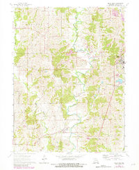 Milan West 1964 topographic map thumbnail