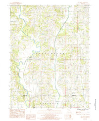 Mill Grove 1984 topographic map thumbnail