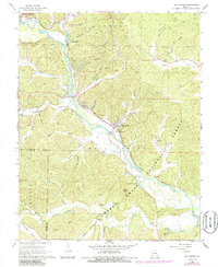 Mill Spring 1968 topographic map thumbnail
