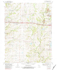 Millersburg 1969 topographic map thumbnail