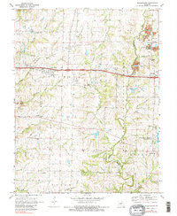 Millersburg 1969 topographic map thumbnail