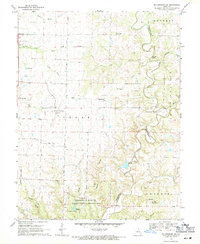 Millersburg SW 1969 topographic map thumbnail