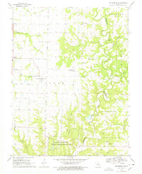 Millersburg SW 1969 topographic map thumbnail
