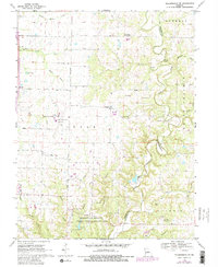 Millersburg SW 1969 topographic map preview