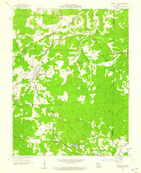 Mineral Point 1958 topographic map thumbnail