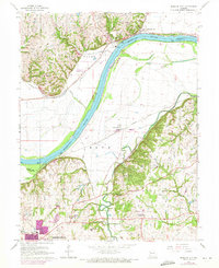 Missouri City 1965 topographic map thumbnail