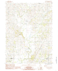 Mitchellville 1984 topographic map preview