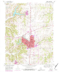 Moberly 1953 topographic map thumbnail