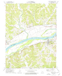 Mokane East 1975 topographic map thumbnail
