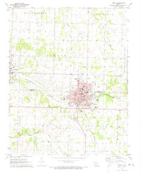 Monett 1972 topographic map thumbnail