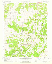 Montevallo 1962 topographic map thumbnail