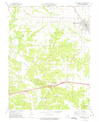 Montgomery City 1973 topographic map thumbnail