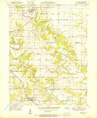 Monticello 1951 topographic map thumbnail