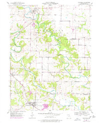 Monticello 1950 topographic map thumbnail
