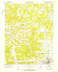 Mountain Grove North 1951 topographic map thumbnail
