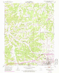Mountain Grove North 1951 topographic map thumbnail