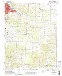 Neosho East 1972 topographic map thumbnail