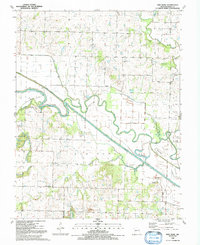 New Home 1991 topographic map thumbnail