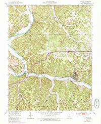 Newburg 1950 topographic map thumbnail