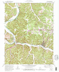 Newburg 1992 topographic map thumbnail