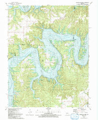 Ninnescah Park 1991 topographic map thumbnail