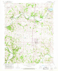 Nixa 1960 topographic map thumbnail