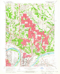 North Kansas City 1964 topographic map thumbnail