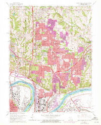 North Kansas City 1964 topographic map thumbnail