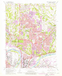 North Kansas City 1964 topographic map thumbnail