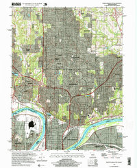 North Kansas City 1997 topographic map thumbnail