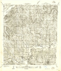 Oak Grove 1934 topographic map preview