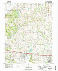 Oak Grove 1990 topographic map thumbnail