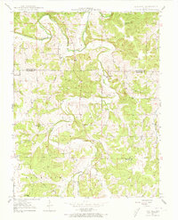 Oak Hill 1948 topographic map thumbnail