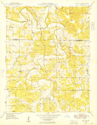Oak Hill 1949 topographic map thumbnail