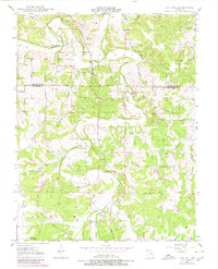 Oak Hill 1948 topographic map thumbnail