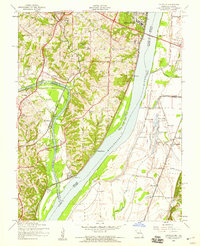 Oakville 1954 topographic map thumbnail