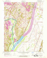 Oakville 1954 topographic map thumbnail