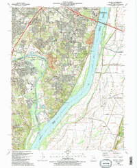 Oakville 1991 topographic map thumbnail