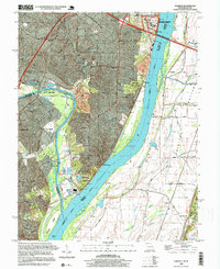 Oakville 1998 topographic map thumbnail