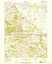 O'Fallon 1954 topographic map thumbnail
