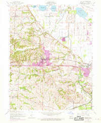 O'Fallon 1954 topographic map thumbnail