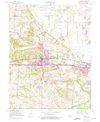 O'Fallon 1954 topographic map thumbnail