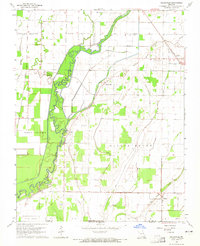 Oglesville 1964 topographic map preview