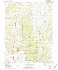 Okete 1975 topographic map thumbnail